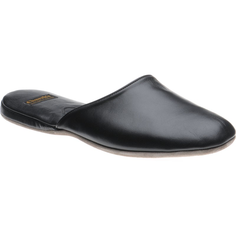 Church Air Travel slippers in black from Herring Shoes
