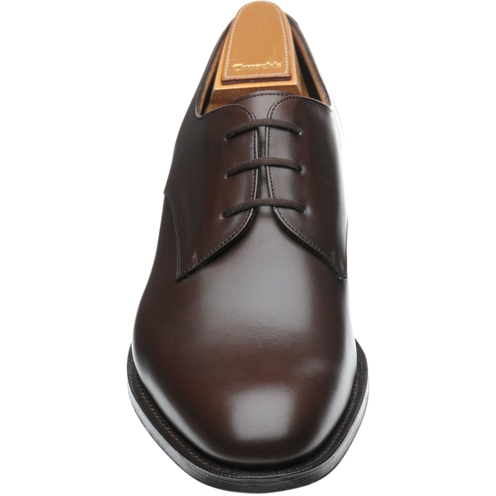 Church shoes | Church Office | Oslo Derby shoes in Ebony Calf at ...