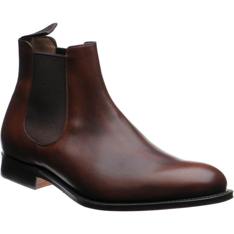 Church shoes | Church Office | Houston Chelsea boots in Walnut Calf at ...