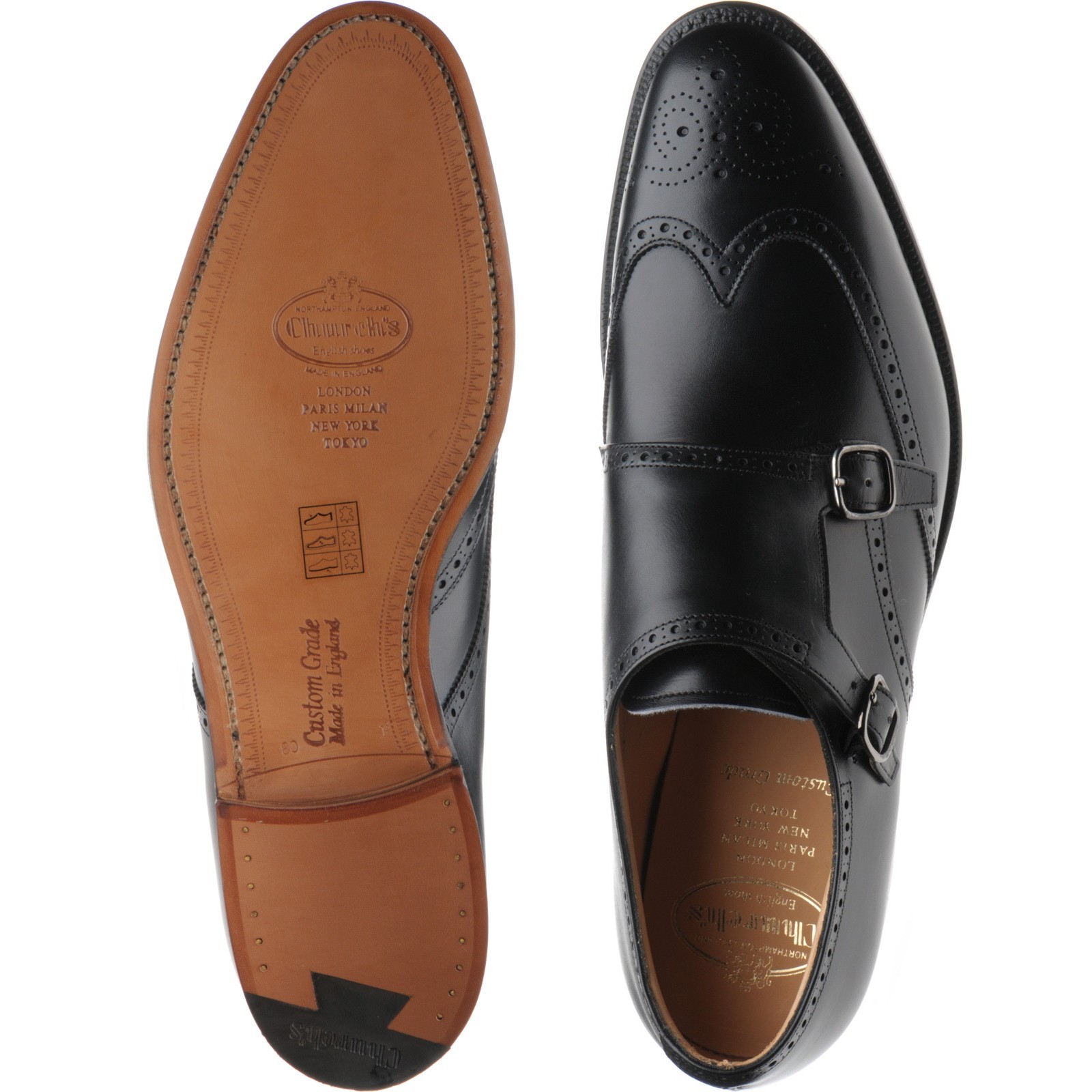 Church shoes | Church Office | Chicago in Black Calf at Herring Shoes