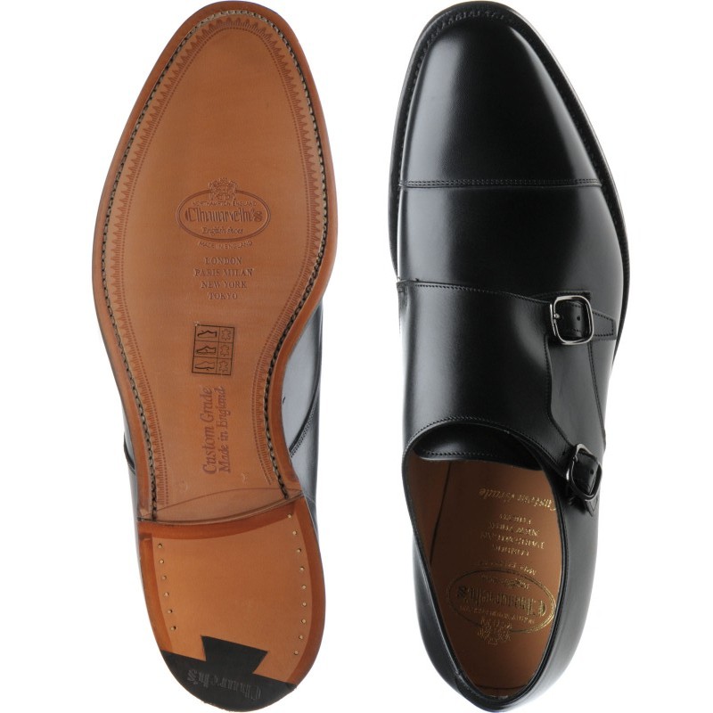 Church shoes | Church Office | Detroit in Black Calf at Herring Shoes