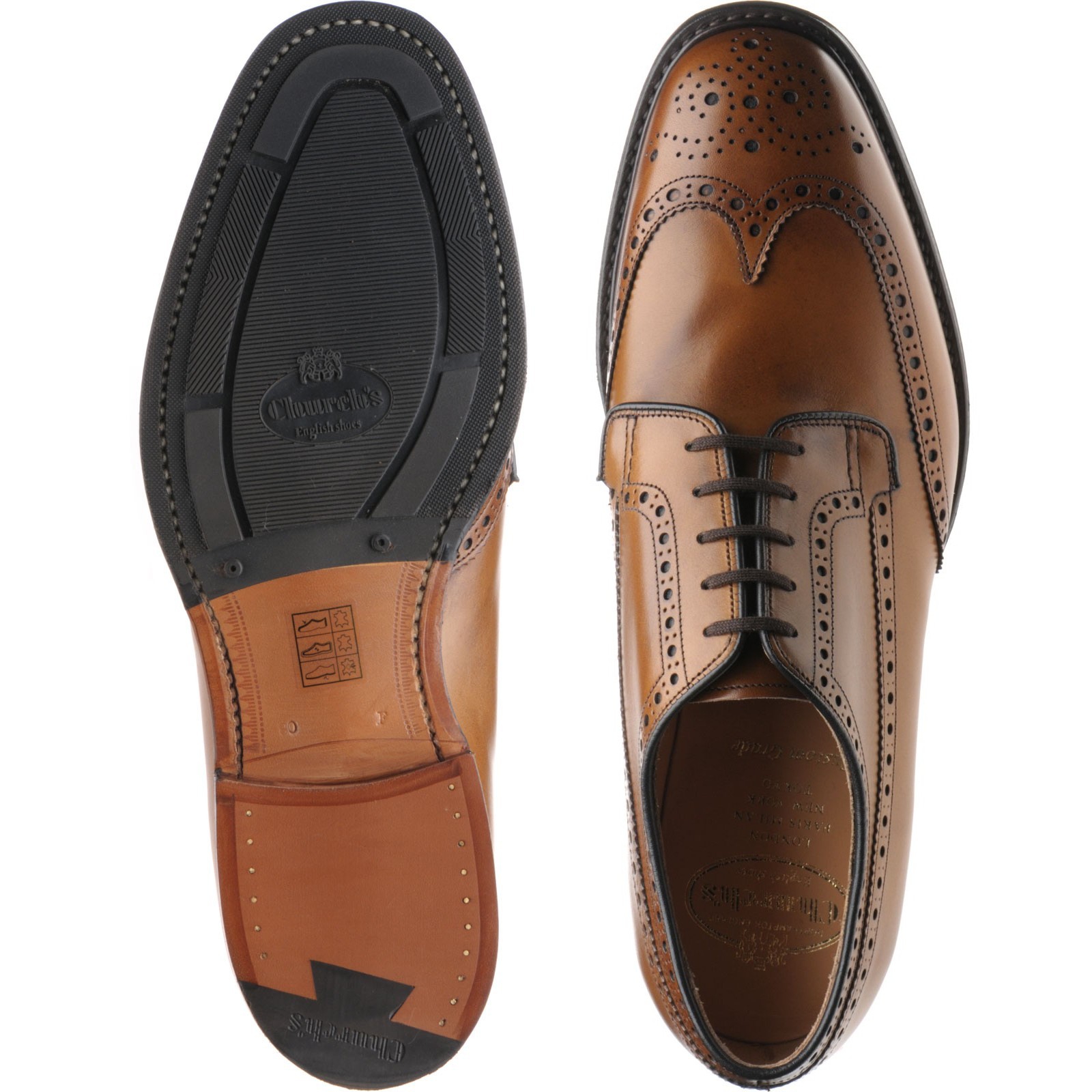Church shoes | Church Custom Grade | Thickwood Derby shoes in Chestnut ...