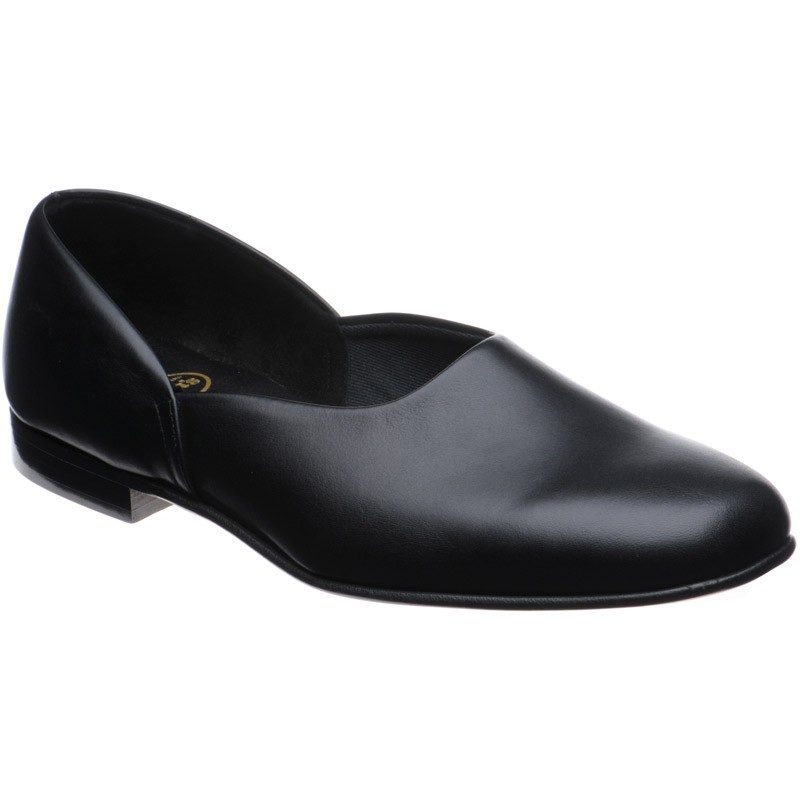 Indsigtsfuld mærkelig tendens Church shoes | Church Slippers | Ajax slippers in Black Leather at Herring  Shoes