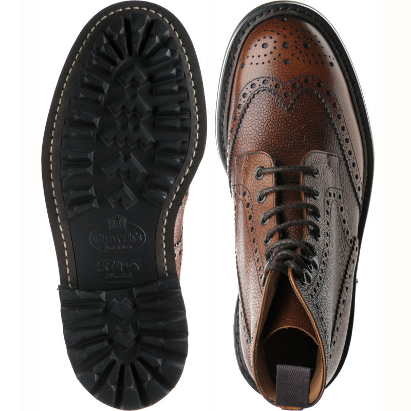 Church shoes Church Custom Grade McFarlane LW in Walnut Highland Grain at Herring Shoes