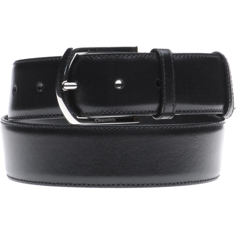 Church shoes | Church Leather Goods | Belt (007) in Black Calf and ...