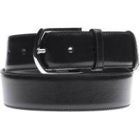 church belt 007 in black calf and silver buckle