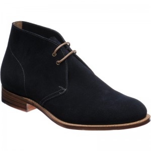 Church Sahara Leather in Navy Suede