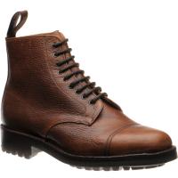 cheaney pennine ii rubber in mahogany pull up grain