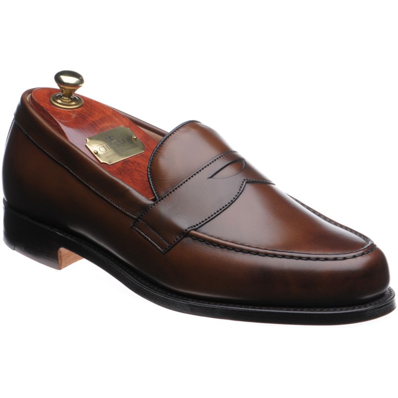 Cheaney shoes | Cheaney Sale | Hudson loafers in Espresso at Herring Shoes