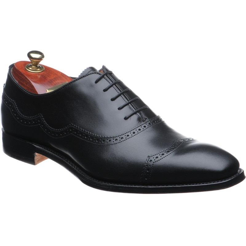 Cheaney shoes | Cheaney of England | Cardiff brogues in Black Calf at ...
