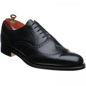 Cheaney Broad in Black Calf