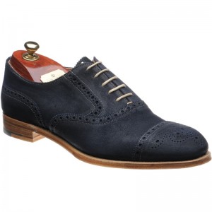 Cheaney Sidney in Navy Split Coupe