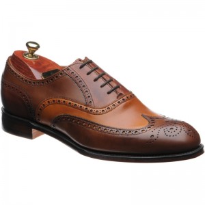 Cheaney James II in Conker Chestnut and Dark Leaf Calf