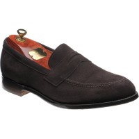 cheaney hadley in brown suede