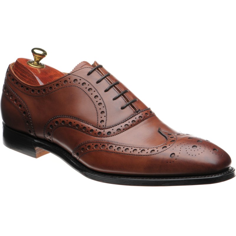 Cheaney shoes | Cheaney of England | Litchfield brogues in Brandy Calf ...