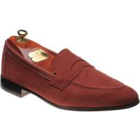cheaney toby in rum punch suede