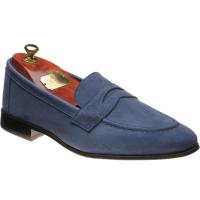 cheaney toby in blue suede