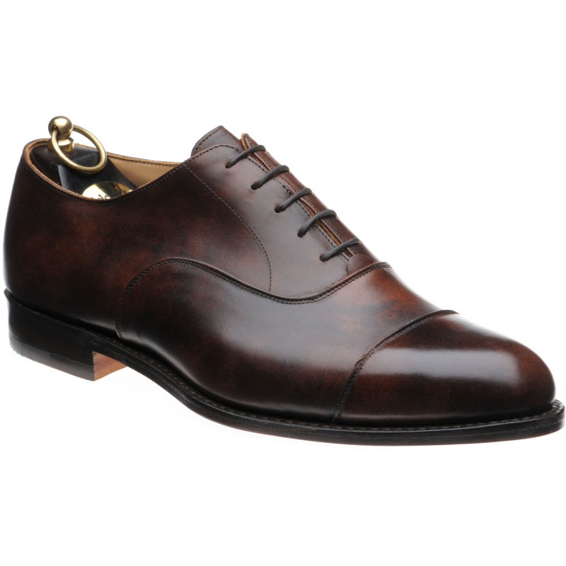 Trickers shoes Slight Seconds Appleton Oxfords in Dark Brown Museum