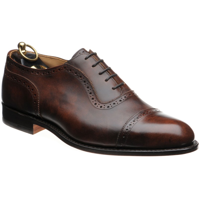 Trickers shoes Trickers Town Trenton in Dark Brown Museum Calf at Herring Shoes