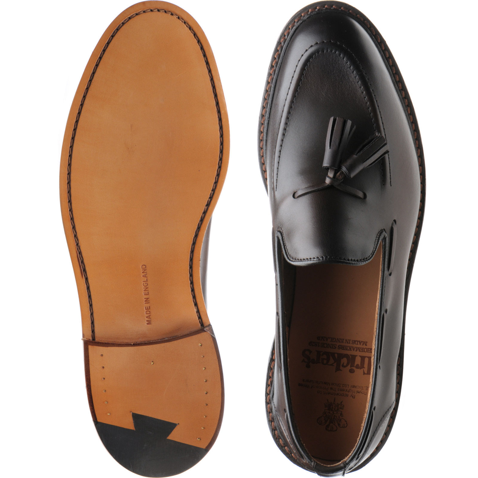 Trickers shoes | Trickers Town | Elton in Espresso Burnished Calf at ...