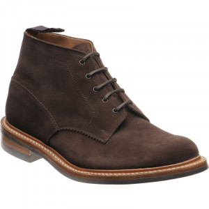 Trickers Evedon rubber-soled boots in Cafe Repello