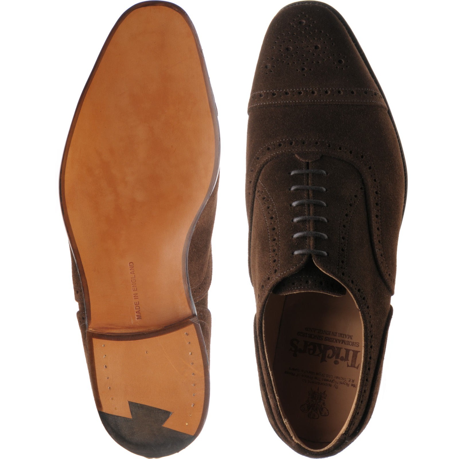 Trickers shoes | Trickers 1829 Collection | Kensington semi-brogues in ...