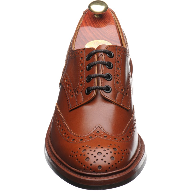 rubber sole brown brogues