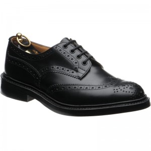 Bourton (Rubber) in Black Calf