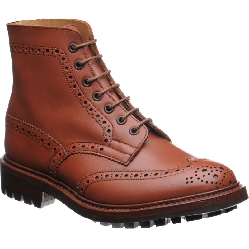 Trickers Malton  rubber-soled brogue boots