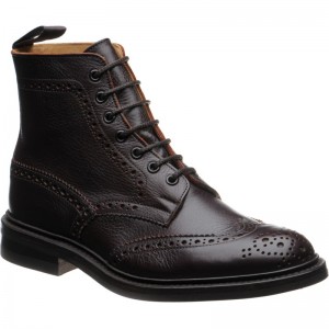 rubber-soled brogue boots in Polo Kudu 