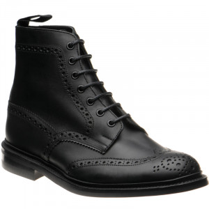 Stow (Rubber) in Black Oily Calf