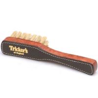 trickers shoe brush welt in white horse bristle