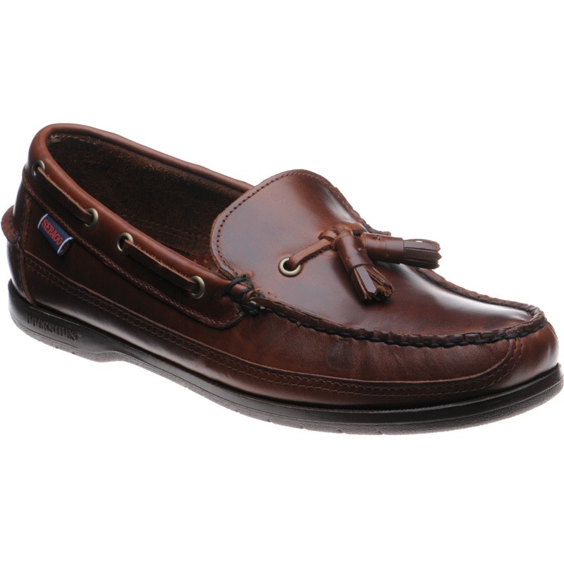 Ketch rubber-soled deck shoes in Brown 