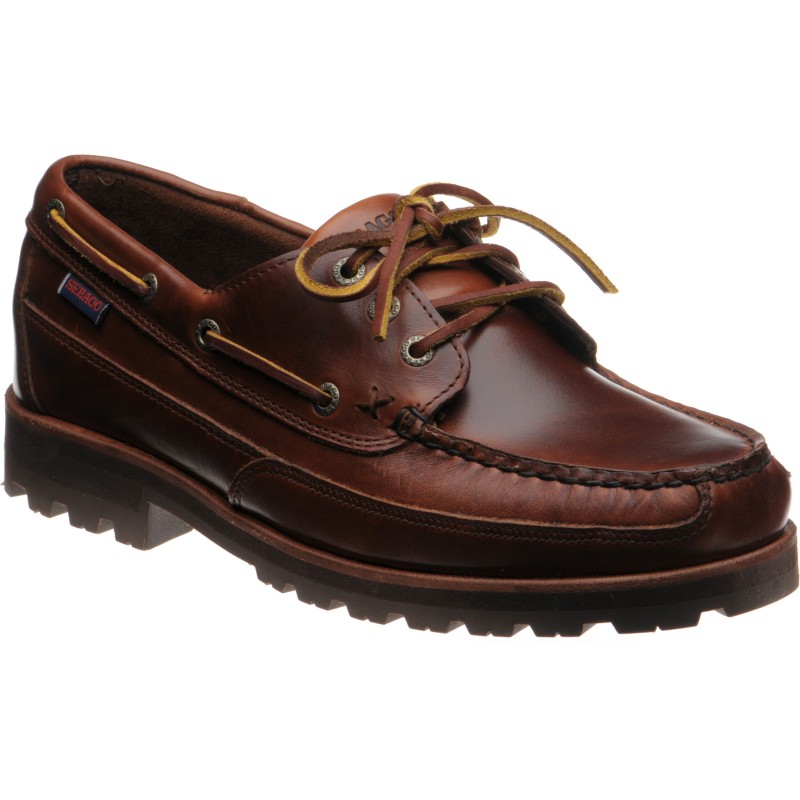 Sebago shoes | Sebago | Vershire Three Eye rubber-soled deck shoes in ...