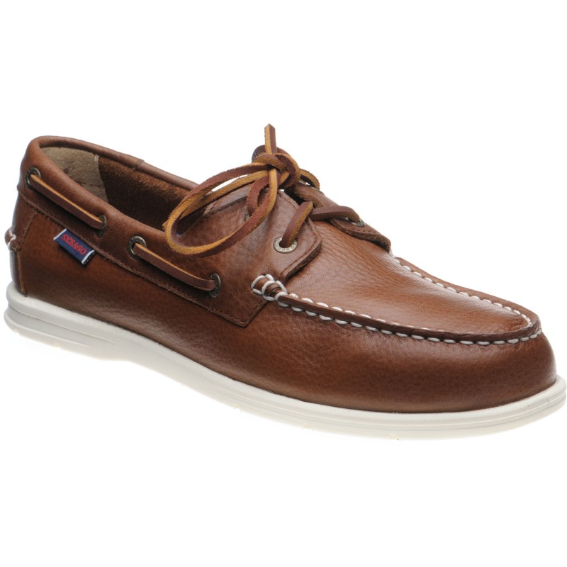 Sebago shoes | Sebago Sale | Naples rubber-soled in Dark Brown at ...