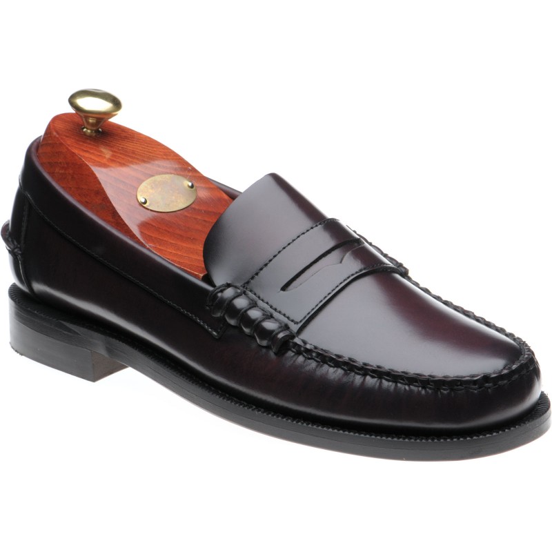 Sebago shoes | Sebago | Classic Dan loafers in Burgundy at Herring Shoes