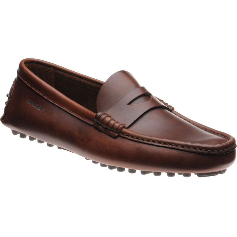 Sebago shoes Sebago Russel rubbersoled driving moccasins in Brown