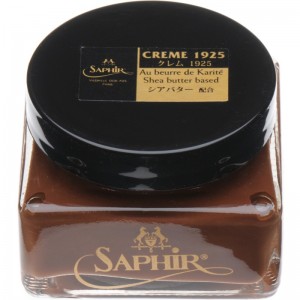 saphir creme 1925 cream jar 75ml in medium brown