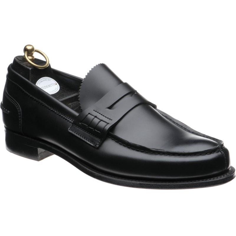 Wildsmith shoes | Wildsmith Shoes | Kennedy loafers in Black Calf at ...