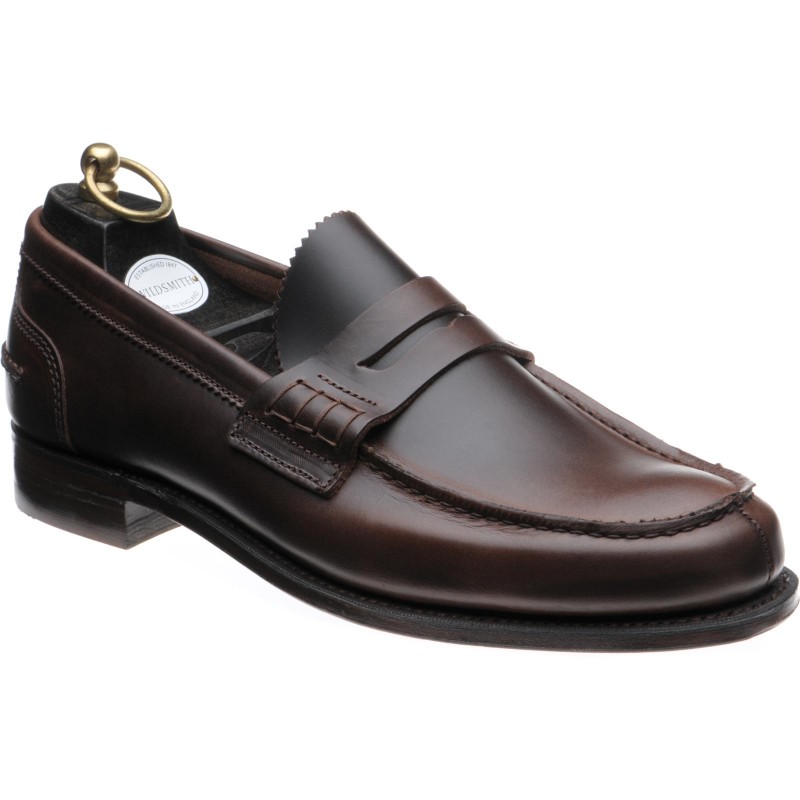 Wildsmith shoes | Wildsmith Shoes | Kennedy loafers in Brown Calf at ...