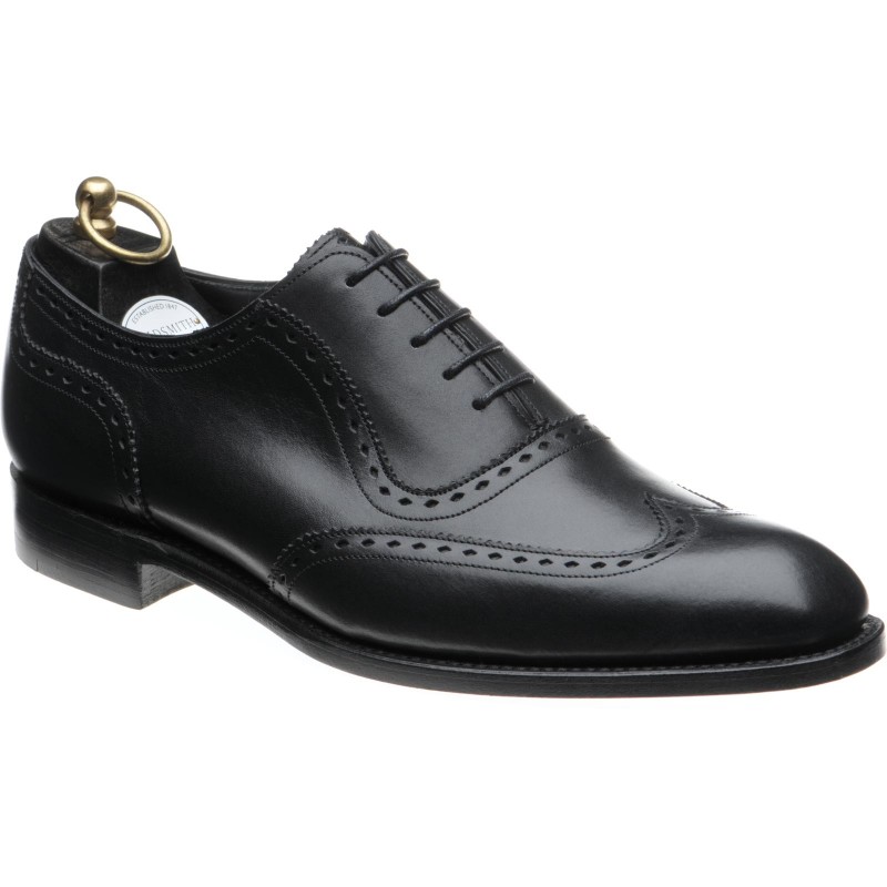 Wildsmith shoes | Wildsmith Sale | Sloane brogues in Black Calf at ...