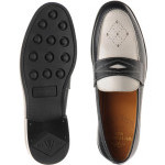 Model 110 two-tone rubber-soled loafers