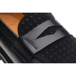 Model 55D two-tone rubber-soled loafers