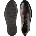 8922 rubber-soled brogue boots