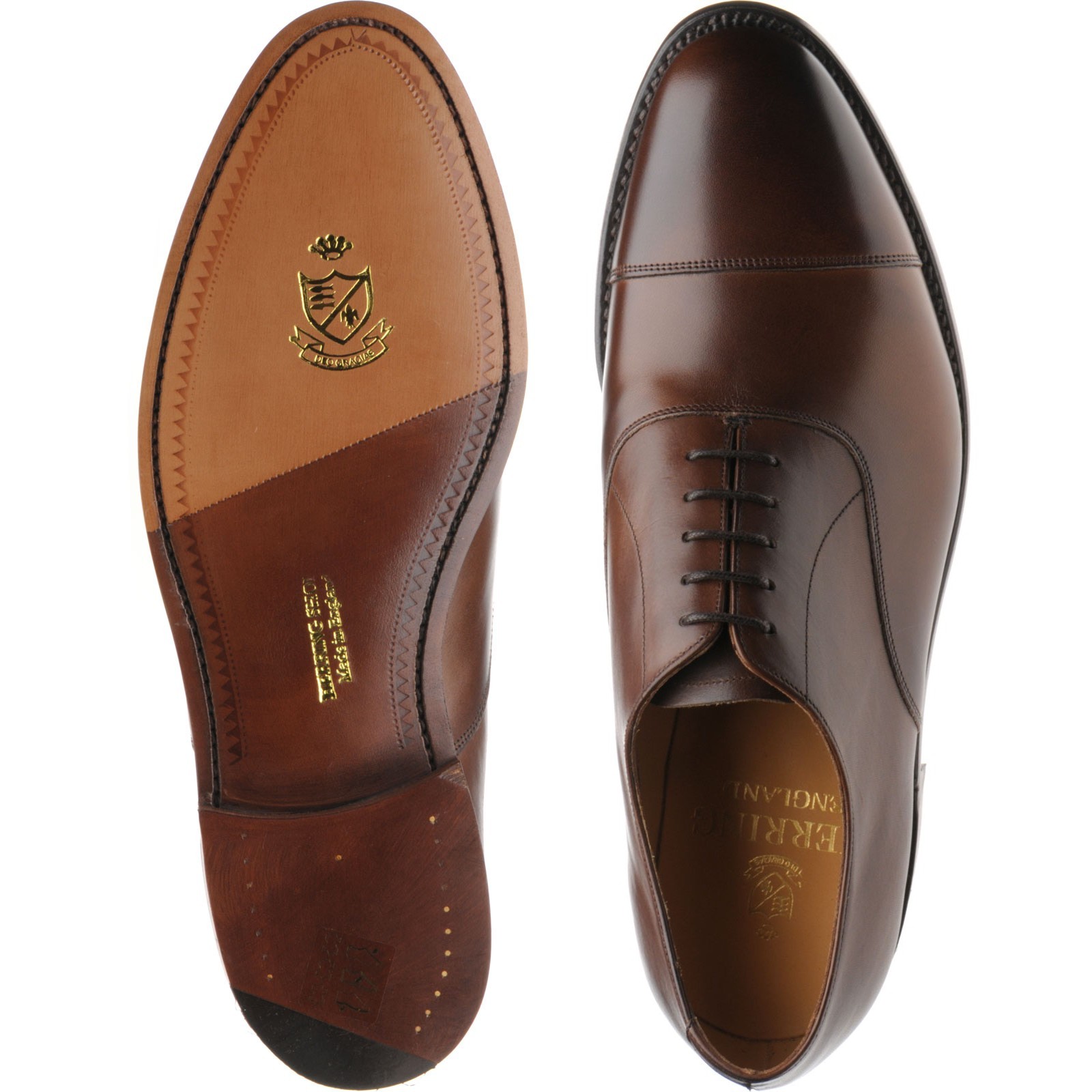 Herring shoes | Herring Classic | Mayfair Oxfords in Mahogany Calf at ...