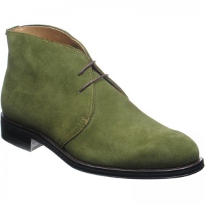 Herring Canterbury (Rubber) in Green Suede