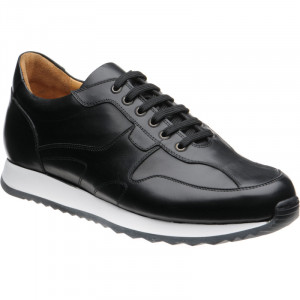 Goodwood in Black Calf and  White sole