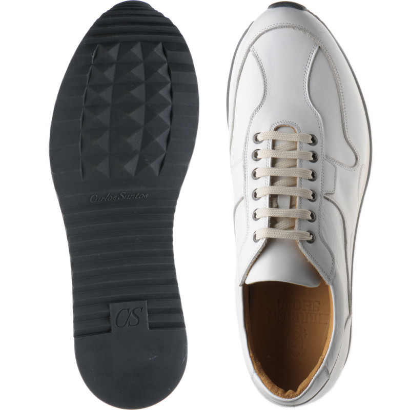 Herring shoes | Herring Trainers | Goodwood rubber-soled in White Calf ...