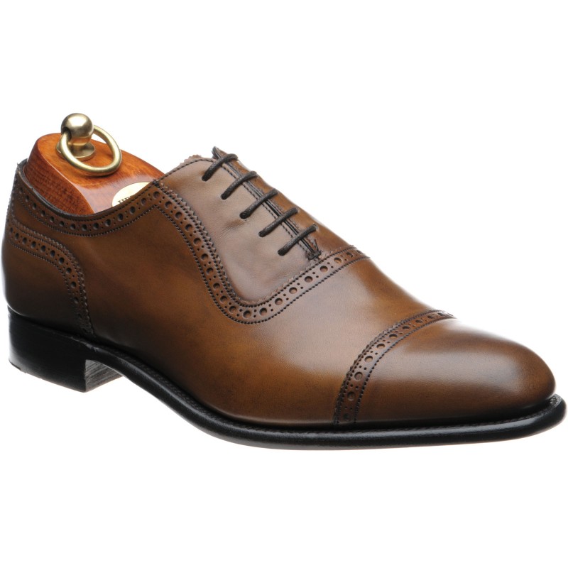 Herring shoes | Herring Sale | Chamberlain semi-brogues in Mahogany ...