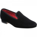 Herring Marquis slippers in Black Velvet